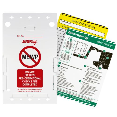 Cherry Picker Inspection Tag Kit