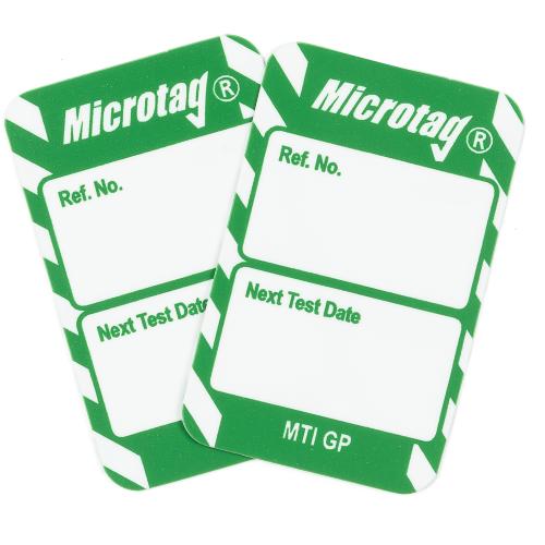 Microtag 'Next Test Date' Inspection Inserts