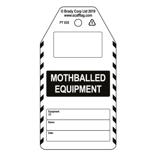 Mothballed Equipment Tags