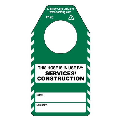 Hose - Construction/Services Tag