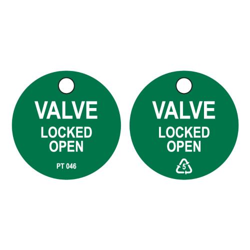 Valve Locked Open Tag