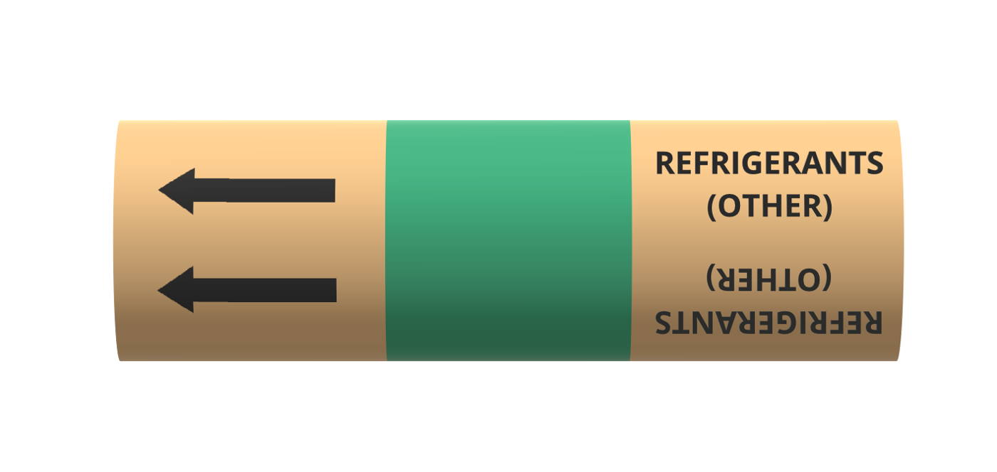 BS Pipe Marker - Refrigeration - Other Refrigerants