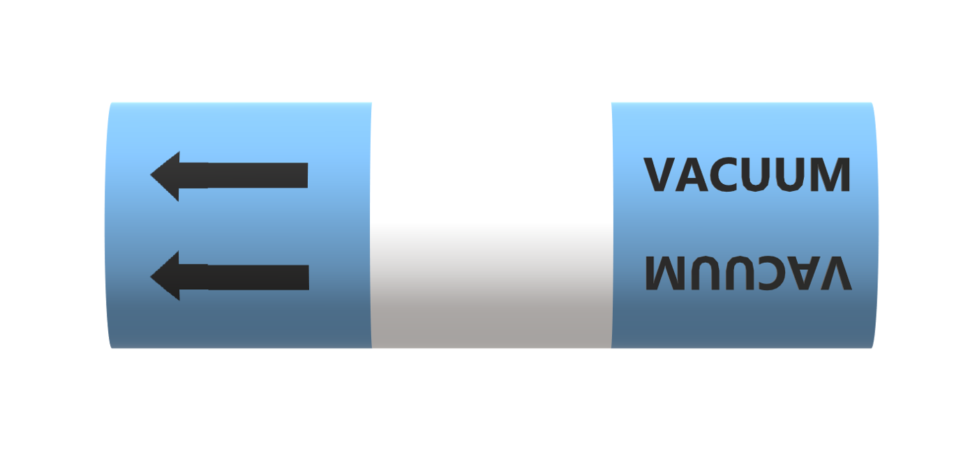 BS Pipe Marker - Air - Vacuum