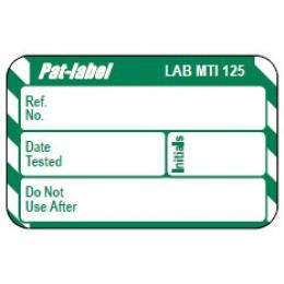 PAT Test Adhesive Label 